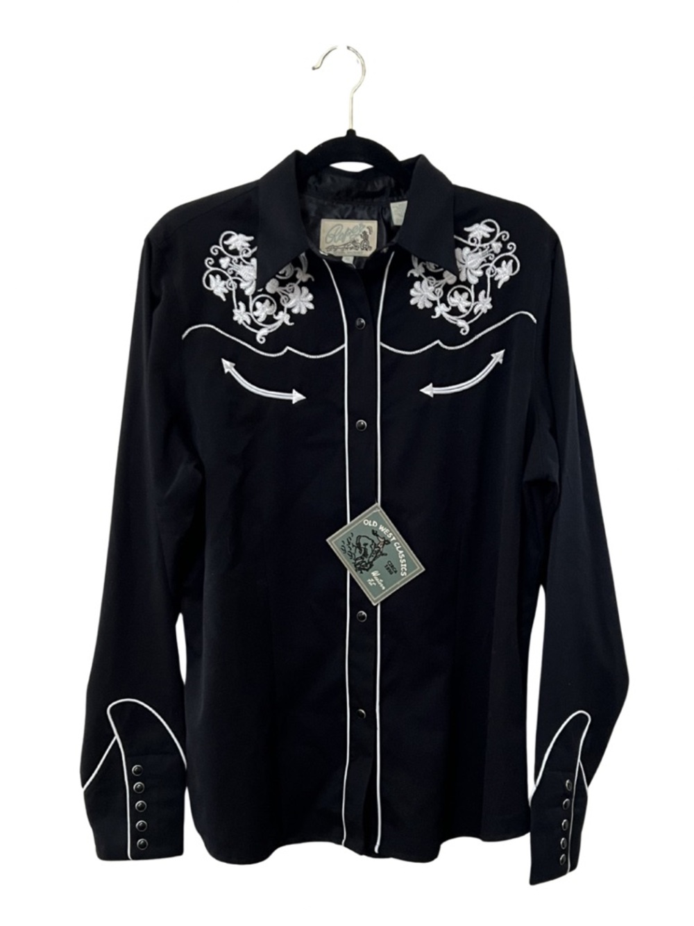 Roper Old West Classics Western Embroidered Show/Rodeo Button Down Shirt NWT - Picture 2 of 6
